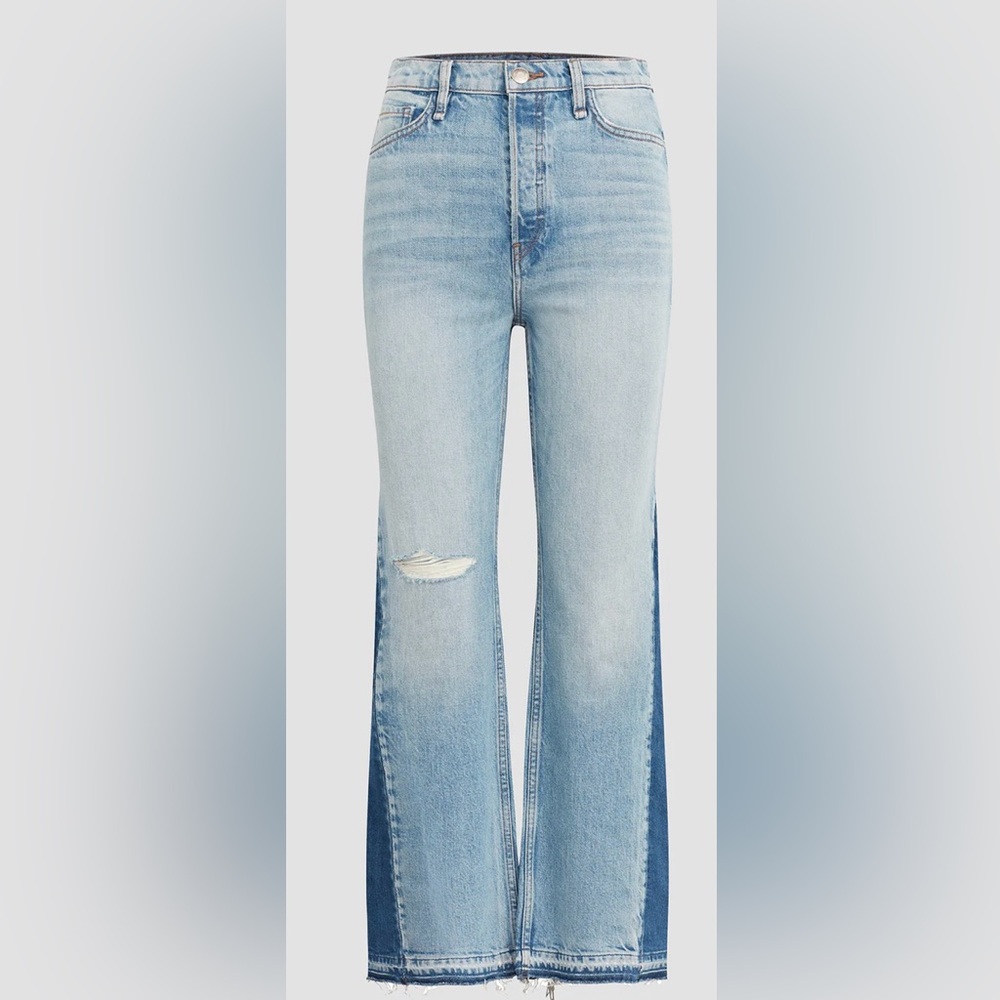 Hudson Jeans Light Blue Flare with Distressed Detail